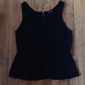 Women’s Black Studded Top